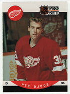 Per Djoos RC - Detroit Red Wings (NHL Hockey Card) 1990-91 Pro Set # 603 Mint