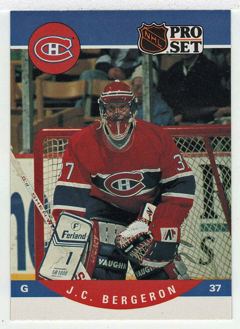 Jean-Claude Bergeron RC - Montreal Canadiens (NHL Hockey Card) 1990-91 Pro Set # 614 Mint