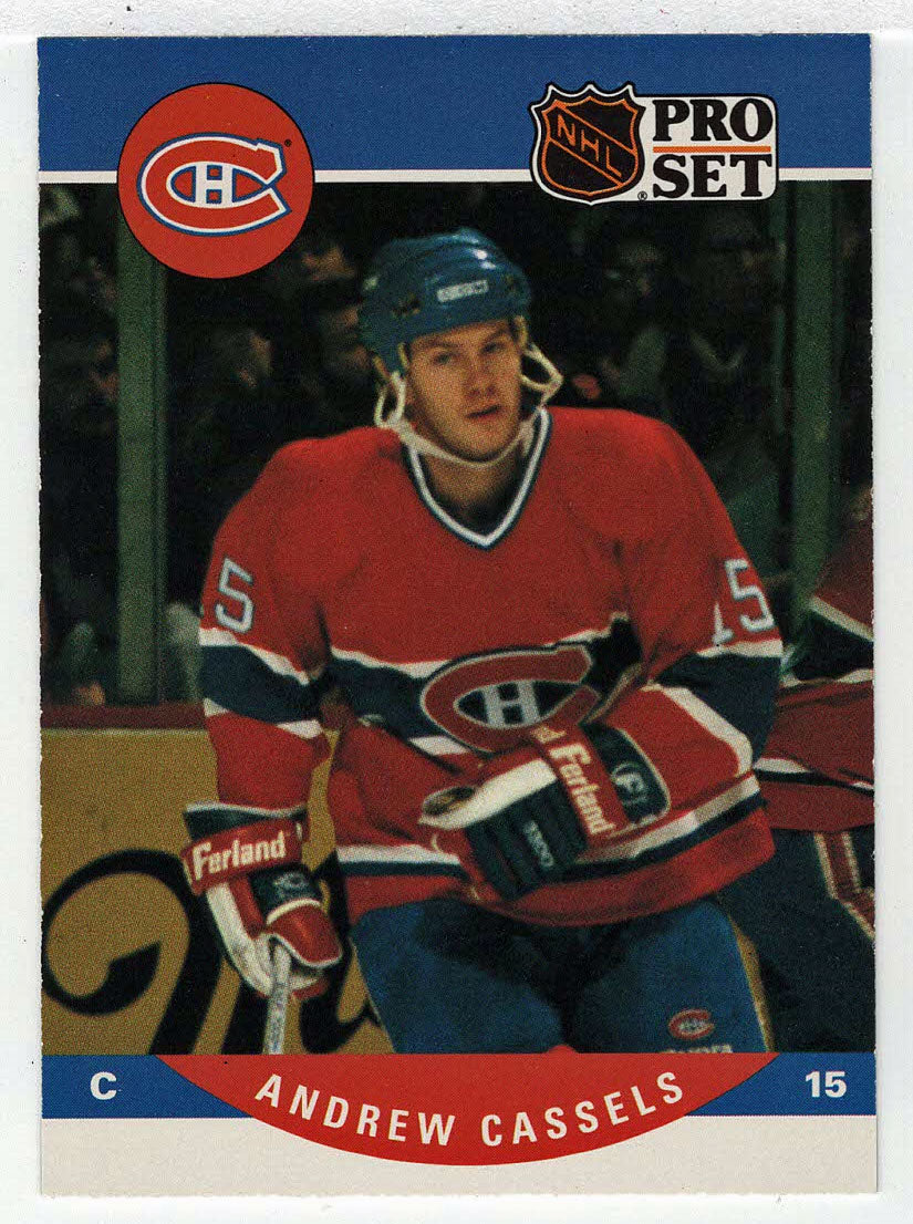 Andrew Cassels RC - Montreal Canadiens (NHL Hockey Card) 1990-91 Pro Set # 615 Mint