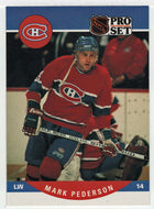 Mark Pederson RC - Montreal Canadiens (NHL Hockey Card) 1990-91 Pro Set # 618 Mint