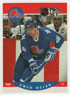 Owen Nolan RC - Quebec Nordiques (NHL Hockey Card) 1990-91 Pro Set # 635 Mint