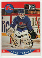 John Tanner RC - Quebec Nordiques (NHL Hockey Card) 1990-91 Pro Set # 637 Mint