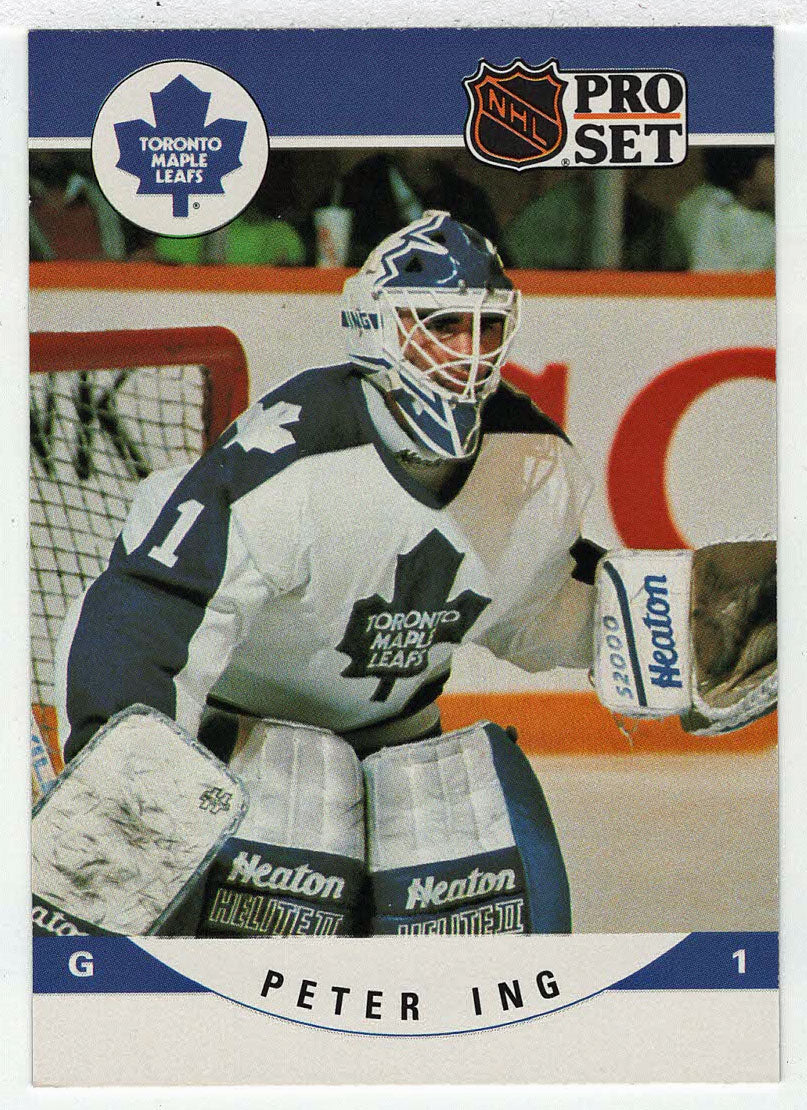 Peter Ing RC - Toronto Maple Leafs (NHL Hockey Card) 1990-91 Pro Set # 639 Mint