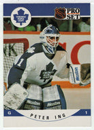 Peter Ing RC - Toronto Maple Leafs (NHL Hockey Card) 1990-91 Pro Set # 639 Mint