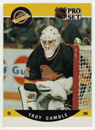 Troy Gamble RC - Vancouver Canucks (NHL Hockey Card) 1990-91 Pro Set # 641 Mint