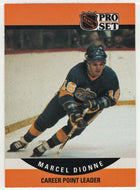 Marcel Dionne - Los Angeles Kings - Career Point Leader (NHL Hockey Card) 1990-91 Pro Set # 653 Mint