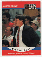 Mike Milbury - Boston Bruins - Coach (NHL Hockey Card) 1990-91 Pro Set # 661 Mint