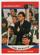 Tom Webster - Los Angeles Kings - Coach (NHL Hockey Card) 1990-91 Pro Set # 667 Mint