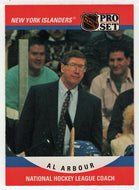 Al Arbour - New York Islanders - Coach (NHL Hockey Card) 1990-91 Pro Set # 671 Mint