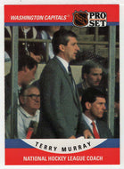 Terry Murray - Washington Capitals - Coach (NHL Hockey Card) 1990-91 Pro Set # 679 Mint