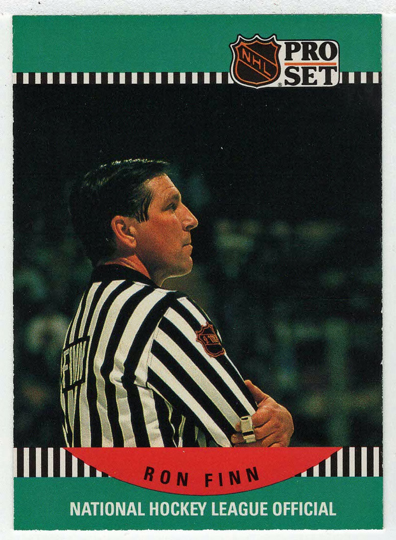 Ron Finn - Official (NHL Hockey Card) 1990-91 Pro Set # 685 Mint