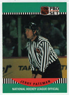 Jerry Pateman - Official (NHL Hockey Card) 1990-91 Pro Set # 696 Mint