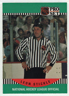 Leon Stickle - Official (NHL Hockey Card) 1990-91 Pro Set # 700 Mint