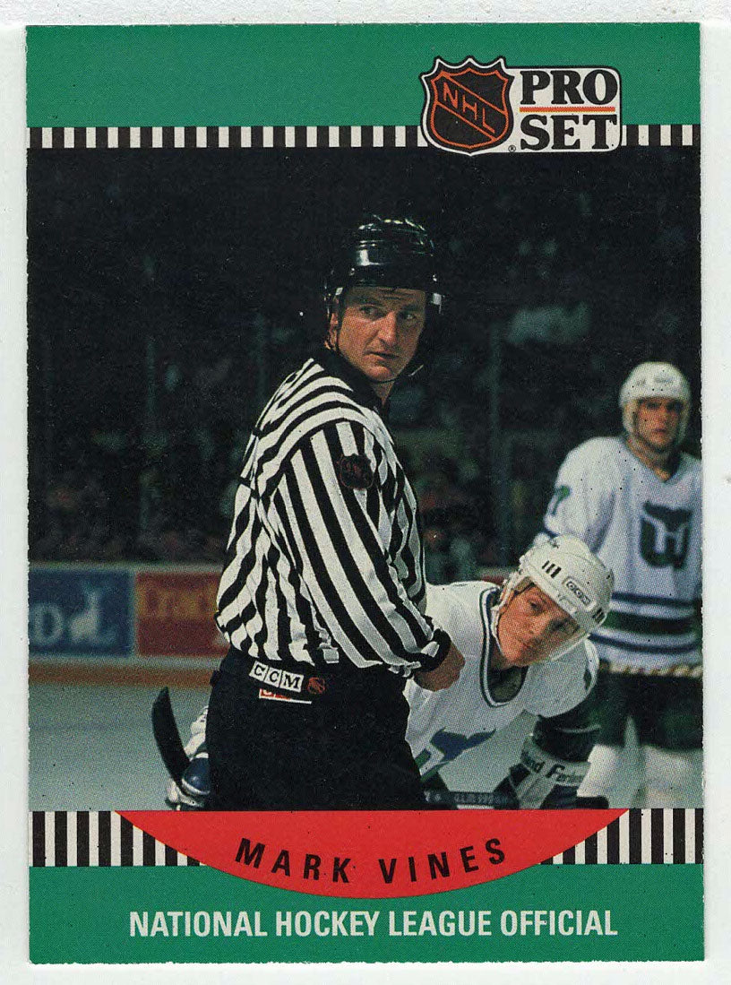 Mark Vines - Official (NHL Hockey Card) 1990-91 Pro Set # 702 Mint