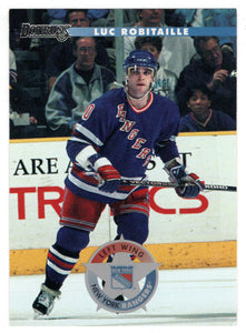 Luc Robitaille - New York Rangers (NHL Hockey Card) 1996-97 Donruss # 7 Mint