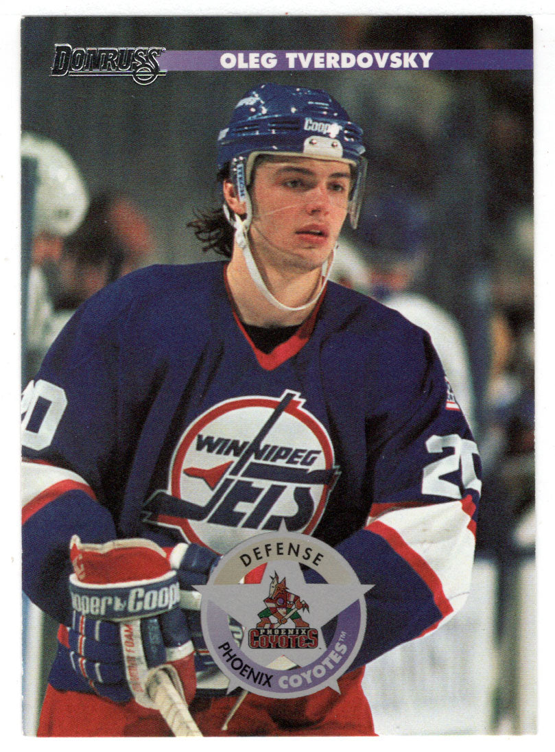 Oleg Tverdovsky - Phoenix Coyotes (NHL Hockey Card) 1996-97 Donruss # 105 Mint