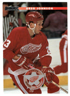 Greg Johnson - Detroit Red Wings (NHL Hockey Card) 1996-97 Donruss # 111 Mint