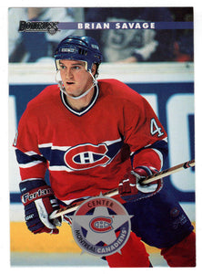 Brian Savage - Montreal Canadiens (NHL Hockey Card) 1996-97 Donruss # 168 Mint
