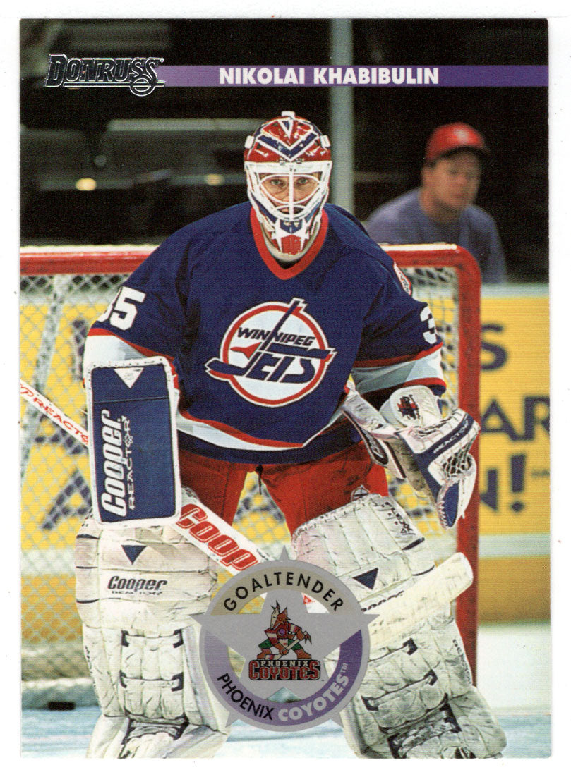 Nikolai Khabibulin - Phoenix Coyotes (NHL Hockey Card) 1996-97 Donruss # 172 Mint
