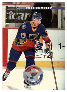 Yuri Khmylev - St. Louis Blues (NHL Hockey Card) 1996-97 Donruss # 185 Mint