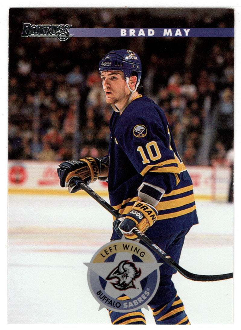 Brad May - Buffalo Sabres (NHL Hockey Card) 1996-97 Donruss # 189 Mint