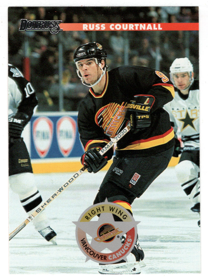 Russ Courtnall - Vancouver Canucks (NHL Hockey Card) 1996-97 Donruss # 194 Mint