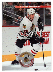 Bernie Nicholls - Chicago Blackhawks (NHL Hockey Card) 1996-97 Donruss # 198 Mint