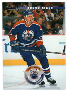 Zdeno Ciger - Edmonton Oilers (NHL Hockey Card) 1996-97 Donruss # 203 Mint