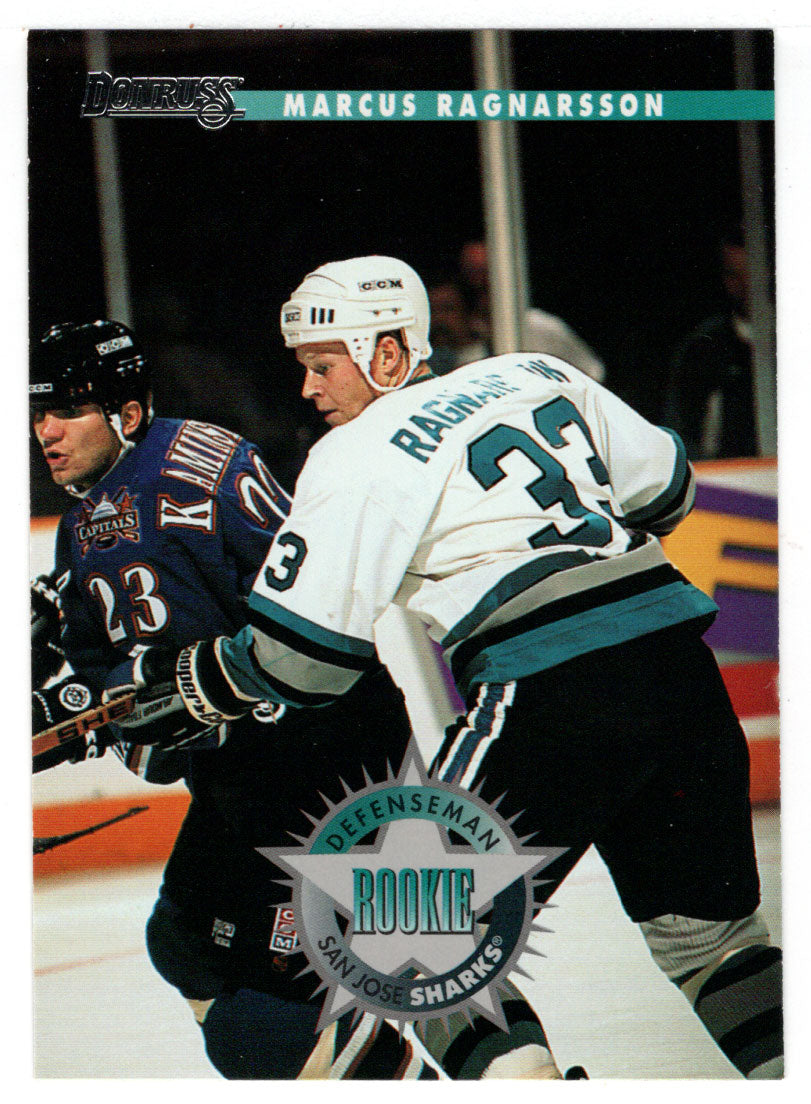 Marcus Ragnarsson - San Jose Sharks (NHL Hockey Card) 1996-97 Donruss # 234 Mint