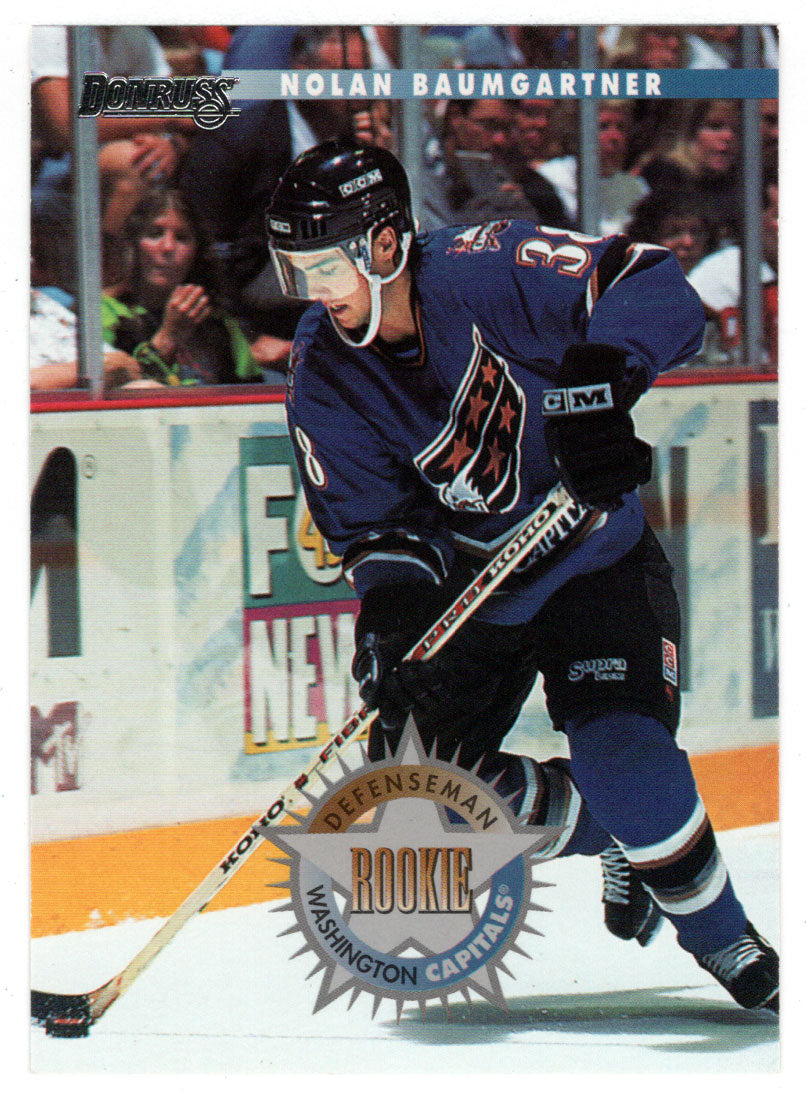 Nolan Baumgartner - Washington Capitals (NHL Hockey Card) 1996-97 Donruss # 235 Mint