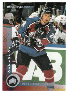 Peter Forsberg - Colorado Avalanche (NHL Hockey Card) 1997-98 Donruss # 1 Mint