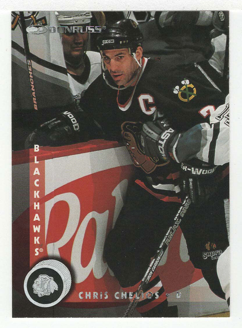 Chris Chelios - Chicago Blackhawks (NHL Hockey Card) 1997-98 Donruss # 37 Mint