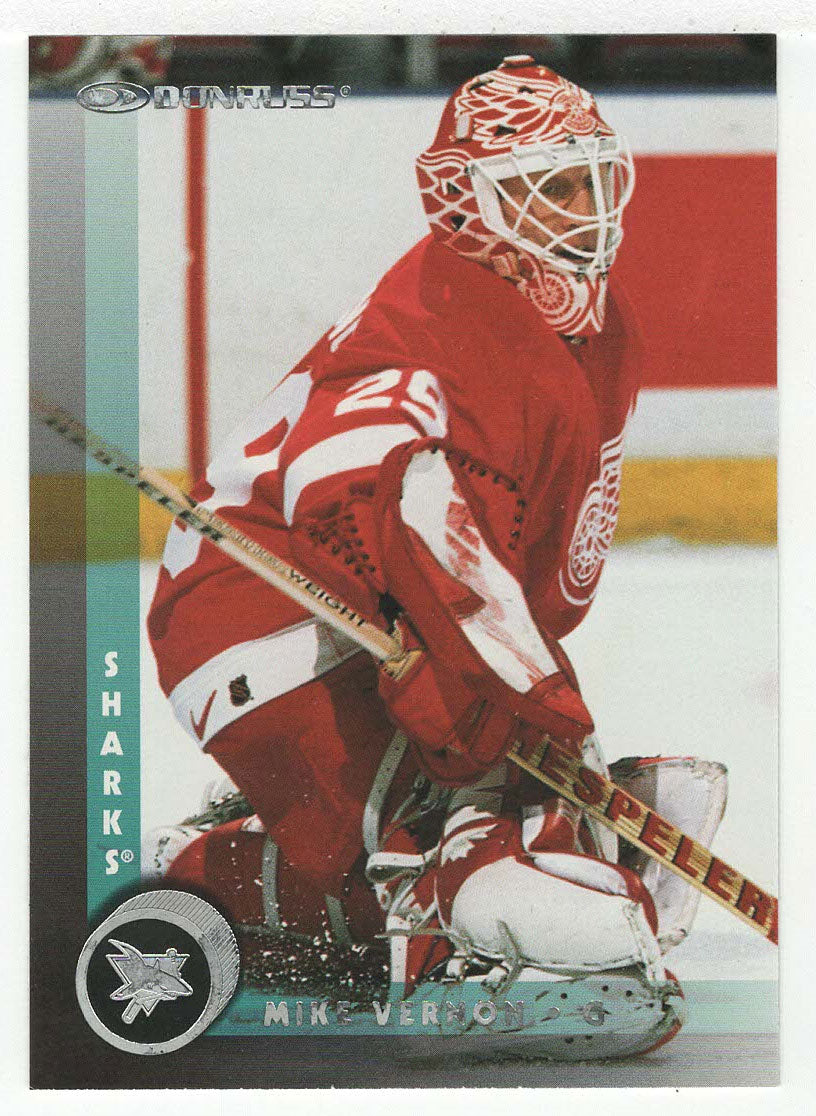 Mike Vernon - San Jose Sharks (NHL Hockey Card) 1997-98 Donruss # 73 Mint