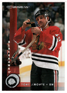 Tony Amonte - Chicago Blackhawks (NHL Hockey Card) 1997-98 Donruss # 102 Mint