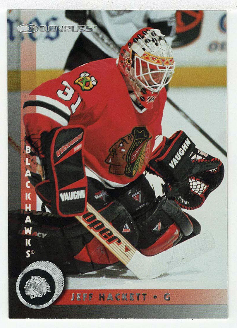 Jeff Hackett - Chicago Blackhawks (NHL Hockey Card) 1997-98 Donruss # 116 Mint