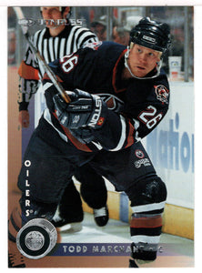 Todd Marchant - Edmonton Oilers (NHL Hockey Card) 1997-98 Donruss # 184 Mint