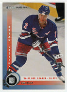Checklist #  5 - Brian Leetch - New York Rangers (NHL Hockey Card) 1997-98 Donruss # 230 Mint