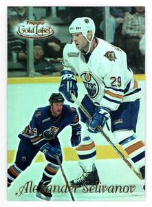 Alexander Selivanov - Edmonton Oilers (NHL Hockey Card) 1999-00 Topps Gold Label Class # 1 # 76 Mint