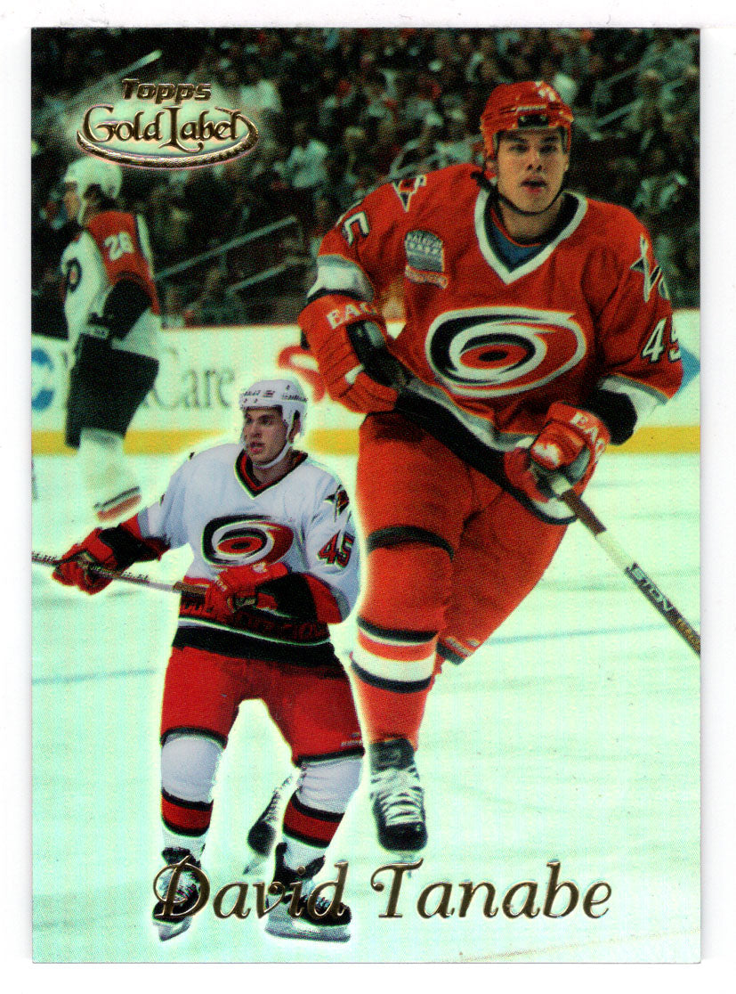 Dave Tanabe - Carolina Hurricanes (NHL Hockey Card) 1999-00 Topps Gold Label Class # 1 # 93 Mint