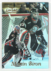 Martin Biron - Buffalo Sabres (NHL Hockey Card) 1999-00 Topps Gold Label Class # 1 # 95 Mint
