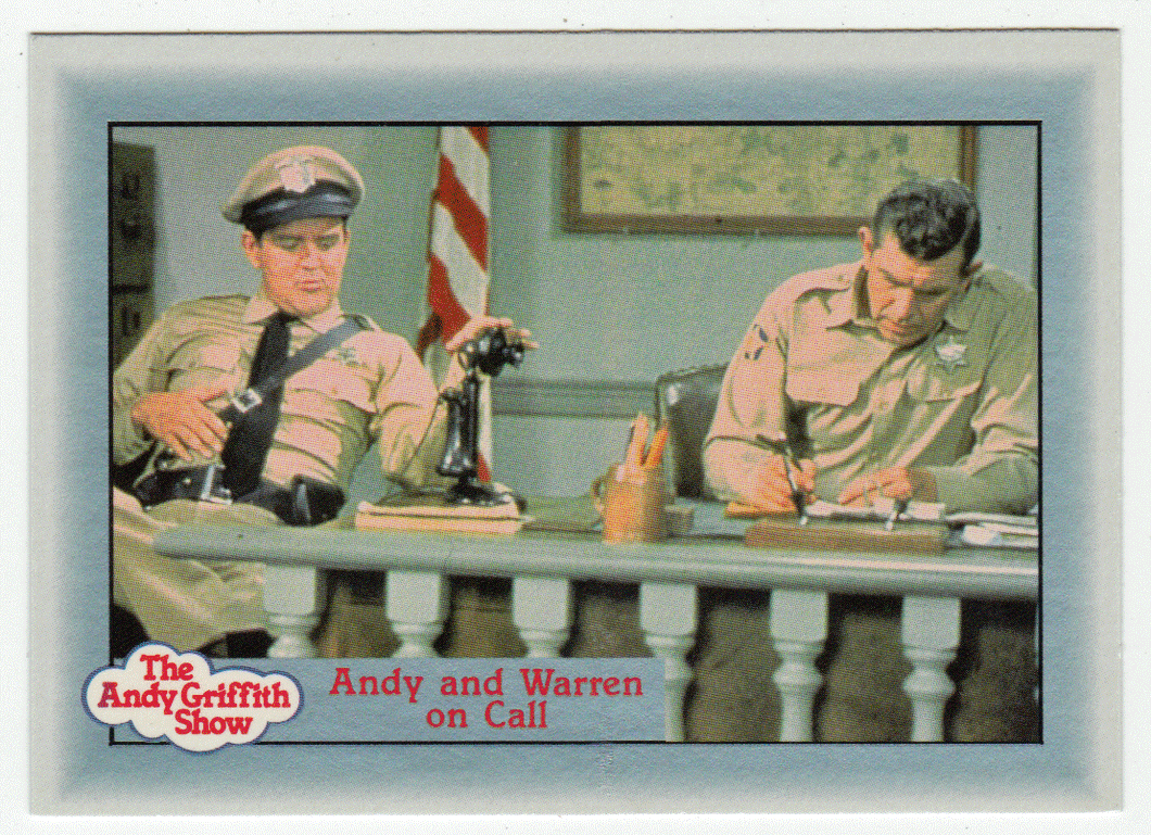 Andy and Warren on Call (Trading Card) The Andy Griffith Show - 1990 Pacific # 10 - Mint