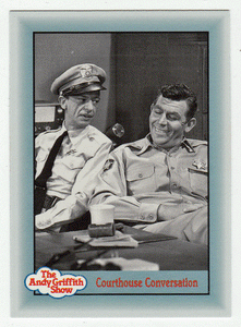 Courthouse Conversation (Trading Card) The Andy Griffith Show - 1990 Pacific # 288 - Mint