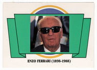 Enzo Ferrari (1898-1988) (Trading Card) Antique Cars - 1st Collector Edition - 1992 Panini # 3 - Mint