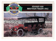 Stanley 810 Mountain Wagon - 1913 (Trading Card) Antique Cars - 1st Collector Edition - 1992 Panini # 20 - Mint
