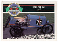 Amilcar CC - 1922 (Trading Card) Antique Cars - 1st Collector Edition - 1992 Panini # 23 - Mint