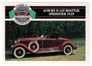 Auburn 8-120 Boattail Speedster - 1929 (Trading Card) Antique Cars - 1st Collector Edition - 1992 Panini # 32 - Mint