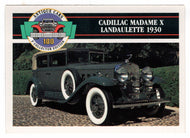 Cadillac Madame X Landaulette - 1930 (Trading Card) Antique Cars - 1st Collector Edition - 1992 Panini # 35 - Mint