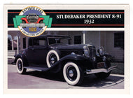 Studebaker President 8-91 - 1932 (Trading Card) Antique Cars - 1st Collector Edition - 1992 Panini # 49 - Mint
