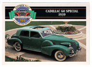 Cadillac 60 Special - 1939 (Trading Card) Antique Cars - 1st Collector Edition - 1992 Panini # 88 - Mint