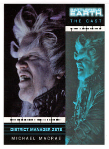 District Manager Zete - Michael Macrae (Trading Card) Battlefield Earth (The Movie) - 2000 Upper Deck # 72 - Mint